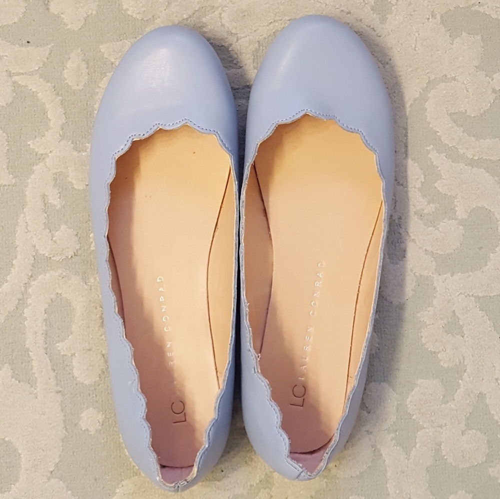 Lauren Conrad blue flats